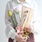 100pcs Single Flower Sleeves with BONUS Ribbons, Rose Wrapping Bags Waterproof Single Flower Packaging Bags for Floral Arrangement Supply Wedding Valentine's Day Mother's Day